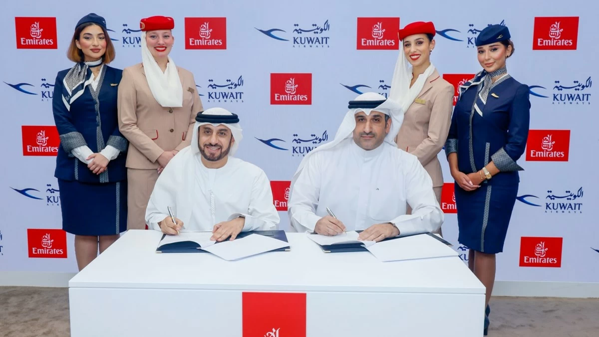 'الكويتية' و'طيران الإمارات' توسعان شراكتهما تمهيداً لاتفاقية متبادلة للمشاركة بالرمز