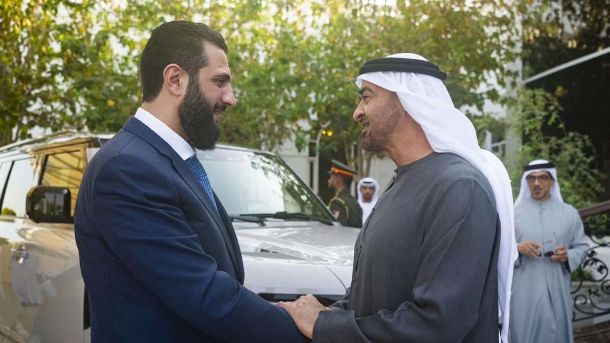 رئيس الإمارات ونظيره السوري يبحثان تعزيز العلاقات الثنائية والتطورات الإقليمية