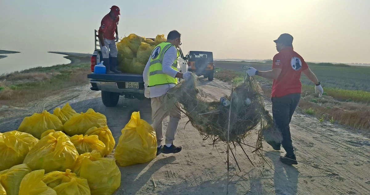 'الغوص' يطلق حملة في 'جون الكويت' تزامناً مع اليوم العالمي لتنظيف البيئة