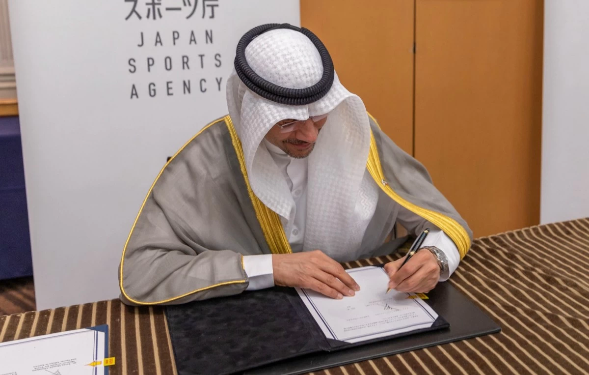 الكويت واليابان توقعان مذكرة تعاون لتعزيز الشراكة وتبادل الخبرات في المجال الرياضي