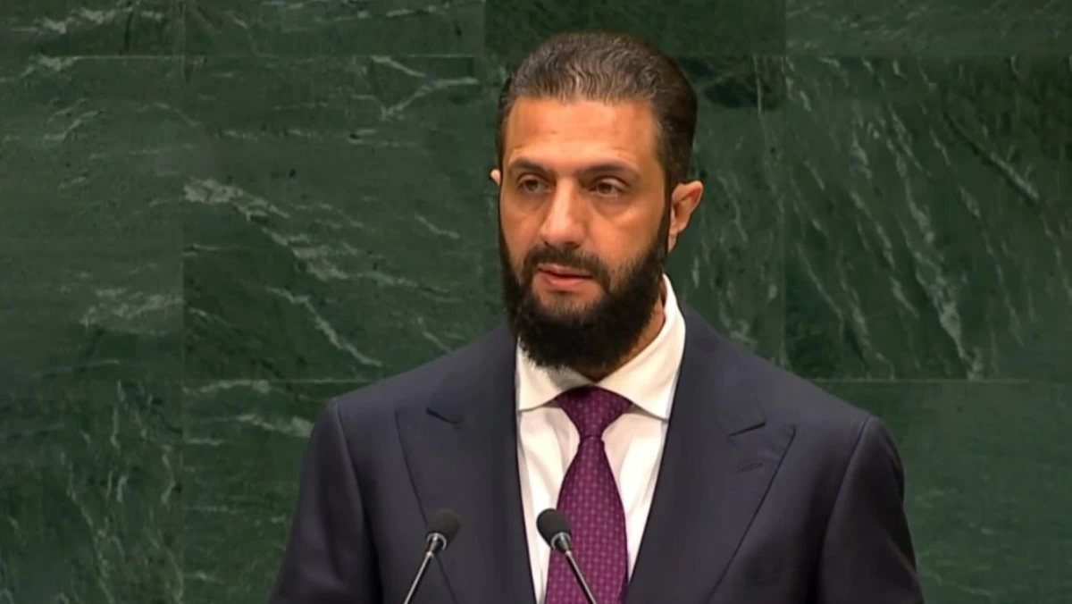 الشرع: الجولان سيبقى أرضاً سورية وإجراءات ضمه باطلة وملغاة