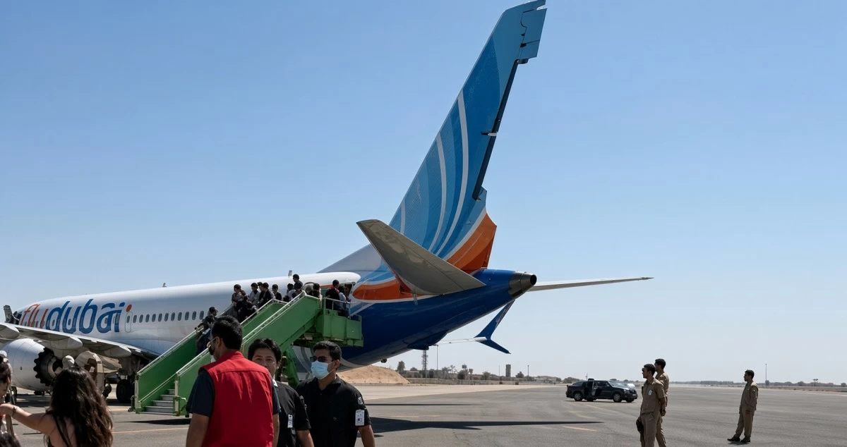 مطار تبوك: تلقينا نداء استغاثة من رحلة لـ'فلاي دبي' لتنفيذ هبوط اضطراري