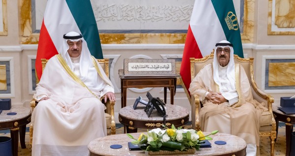 سمو الأمير يستقبل ولي العهد ورئيس الوزراء والنائب الأول ووزيري الدفاع والخارجية