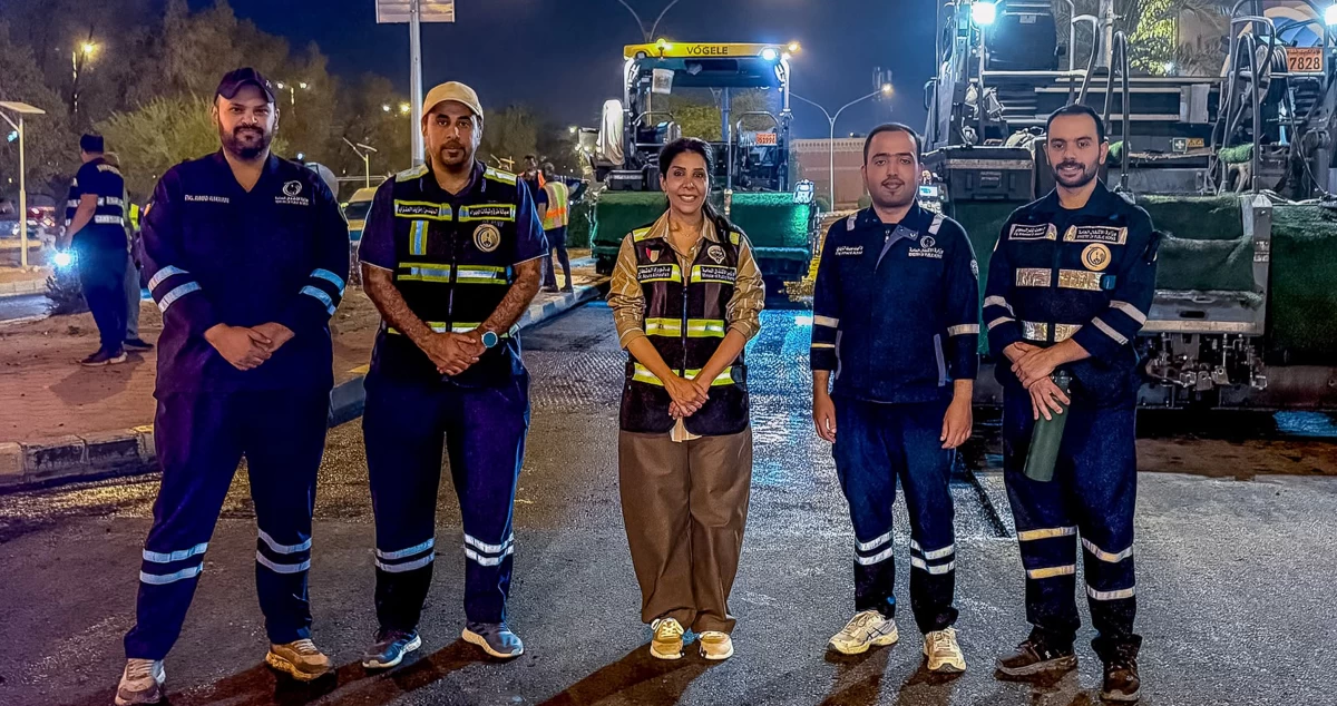 وزيرة الأشغال تتفقد صيانة الطرق في النعيم: جودة التنفيذ والالتزام بالمواعيد معياران لا تنازل عنهما