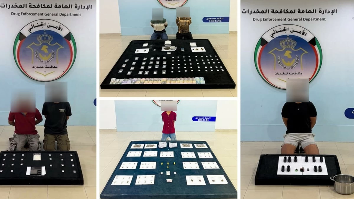 'مكافحة المخدرات' تضبط 6 متهمين في 4 قضايا اتجار وتعاطٍ