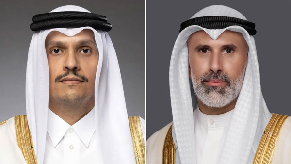 وزير الخارجية يبحث مع رئيس وزراء قطر المستجدات الإقليمية