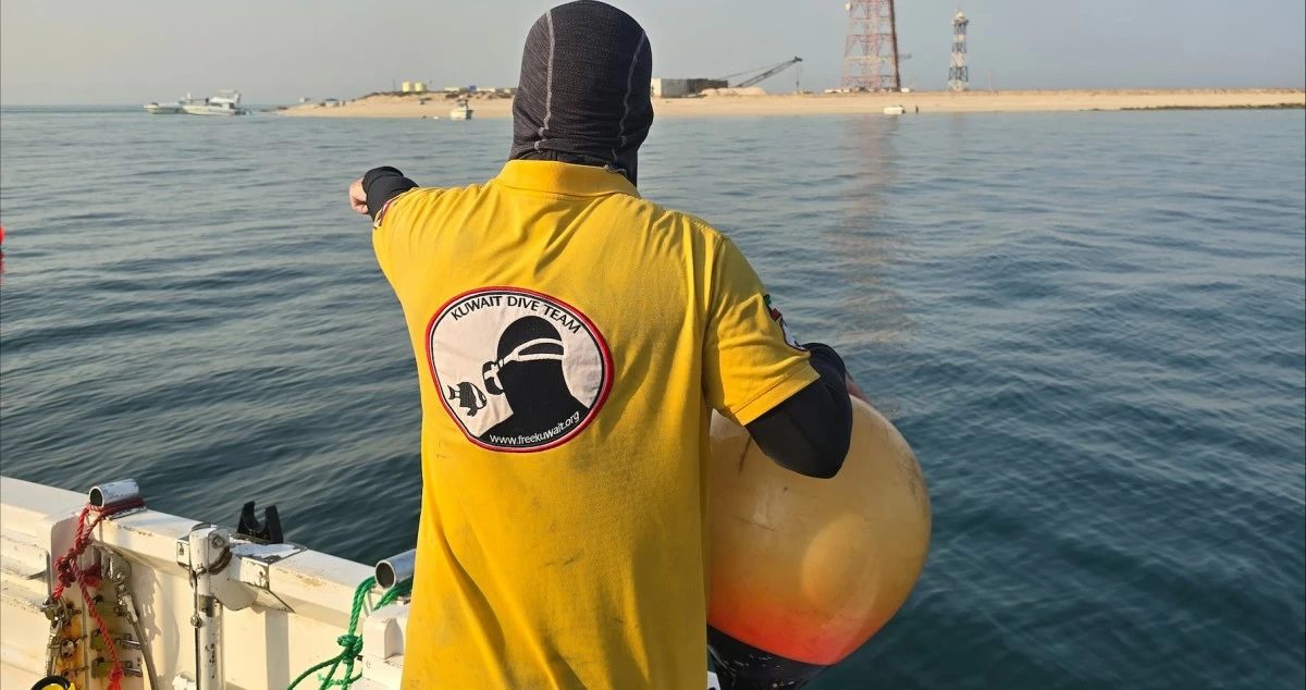 'الغوص' يجهز مرابط بحرية لحماية الشعاب المرجانية في جزيرة 'كبر'
