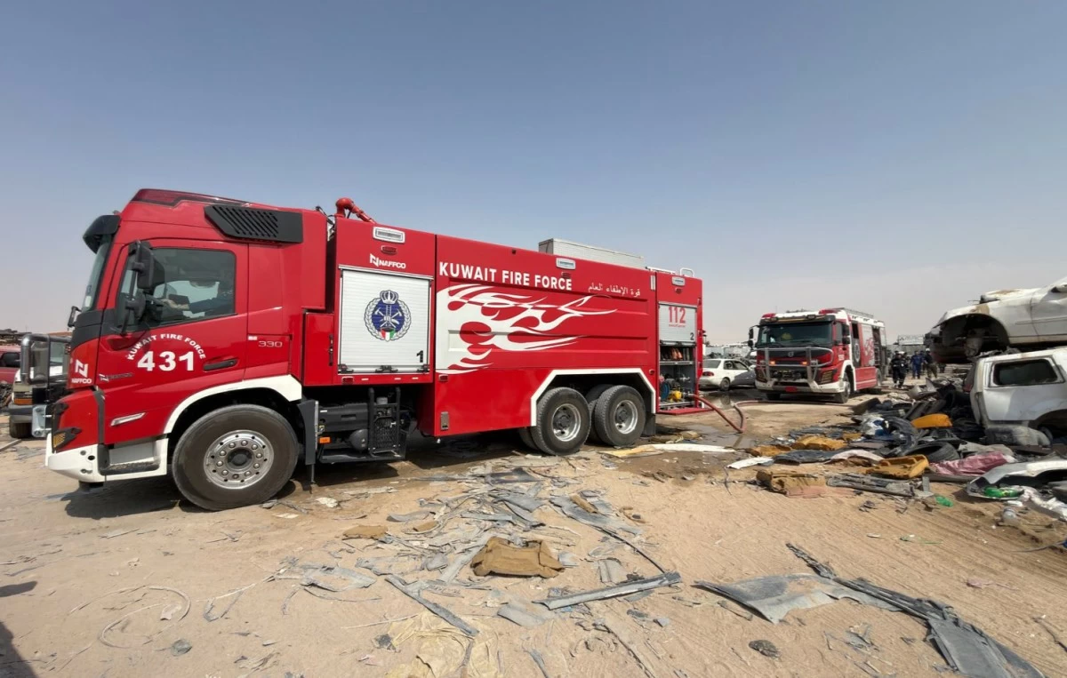 'الإطفاء':  السيطر ة على حريق في سكراب النعايم دون إصابات