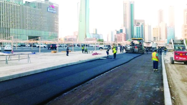 'الأشغال': إنجاز 43 من أصل 53 أمر عمل لصيانة طرق العاصمة