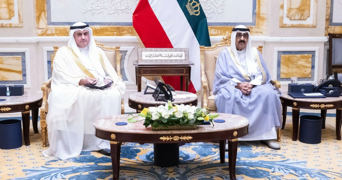سمو الأمير يستقبل رئيس المجلس الأعلى للقضاء ونائب رئيس محكمة التمييز ورئيس محكمة الاستئناف