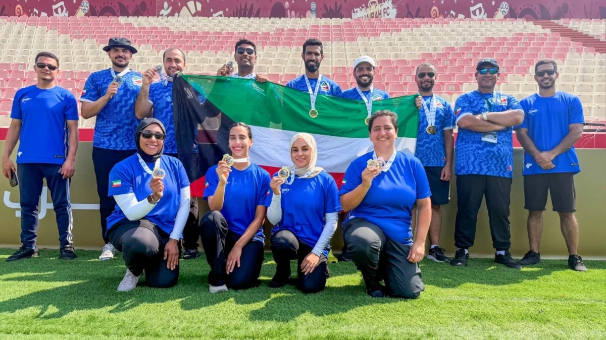 منتخب الكويت للقوس والسهم يحصد 5 ميداليات في بطولة غرب آسيا بالفجيرة