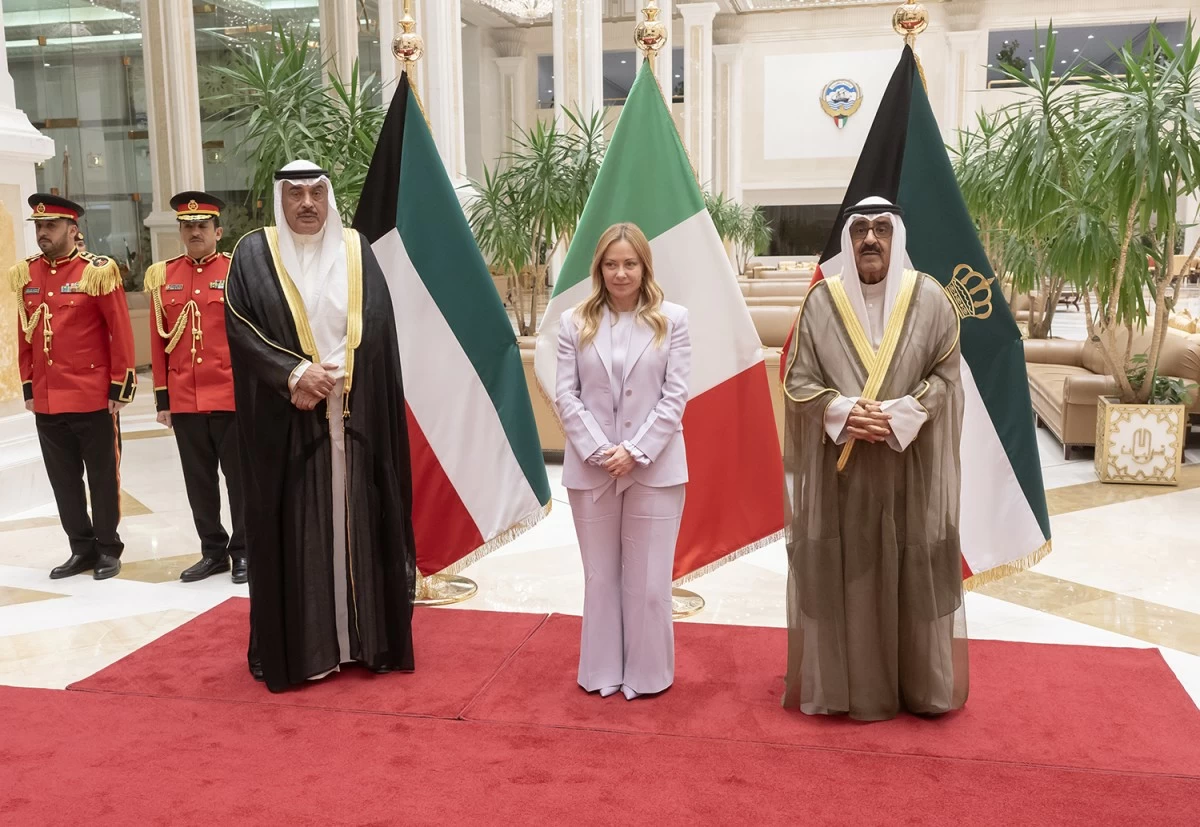سمو الأمير يستقبل رئيسة وزراء إيطاليا بمناسبة زيارتها الرسمية للبلاد