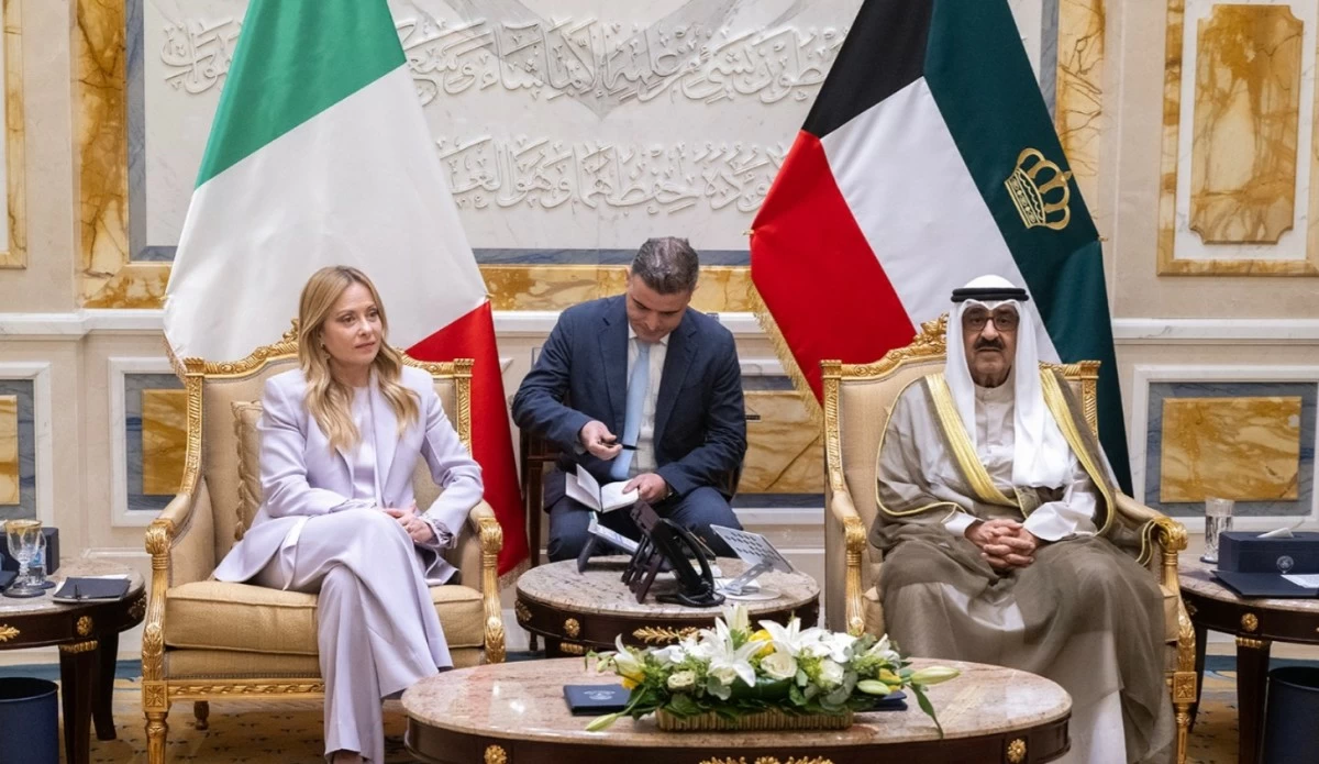 سمو الأمير يستقبل رئيسة وزراء إيطاليا بمناسبة زيارتها الرسمية للبلاد