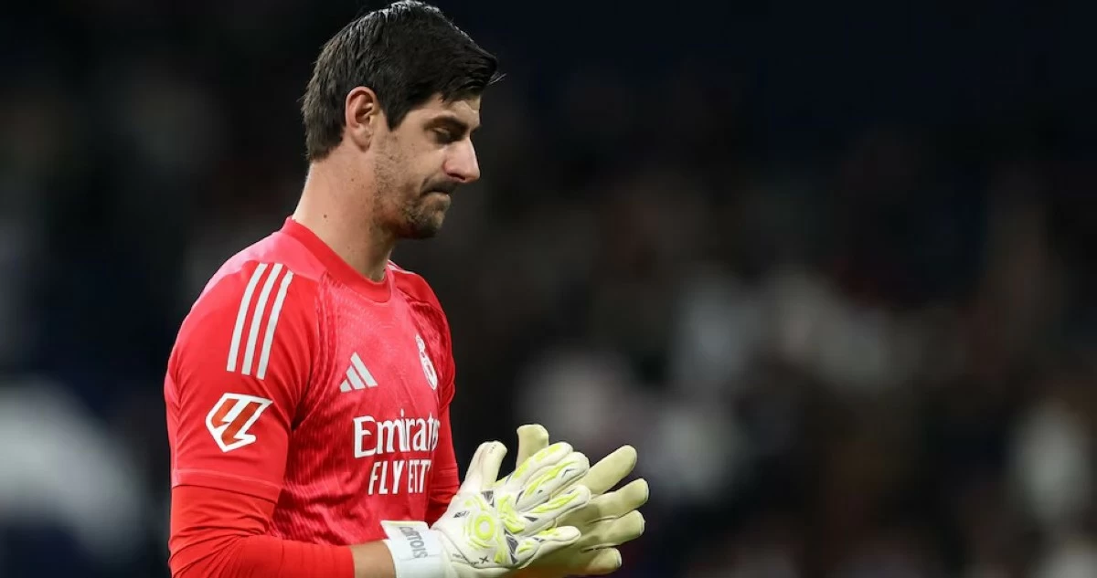 ريال مدريد يعلن غياب كورتوا عن الكلاسيكو أمام برشلونة بسبب الأنفلونزا