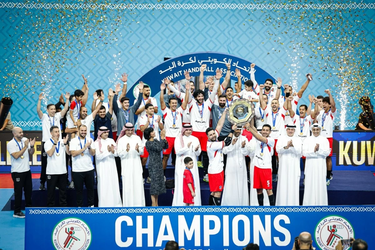 الكويت يتوج بلقب الدوري الممتاز لكرة اليد للمرة الـ14 على التوالي