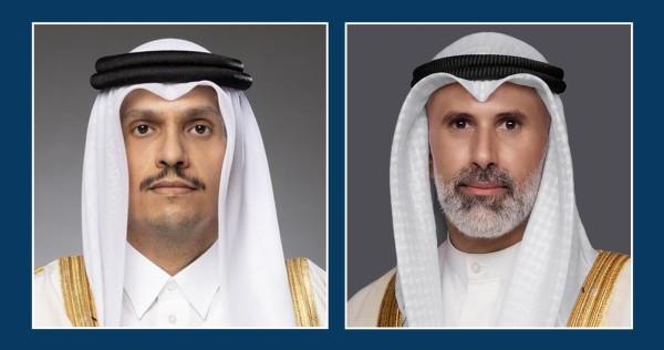 وزير الخارجية يبحث مع نظيره القطري آخر المستجدات الإقليمية