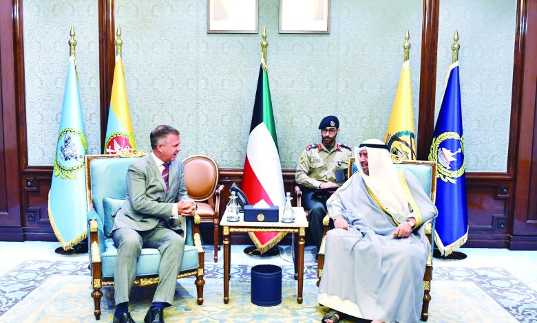 الفهد بحث ومسؤول بريطاني تعزيز التعاون