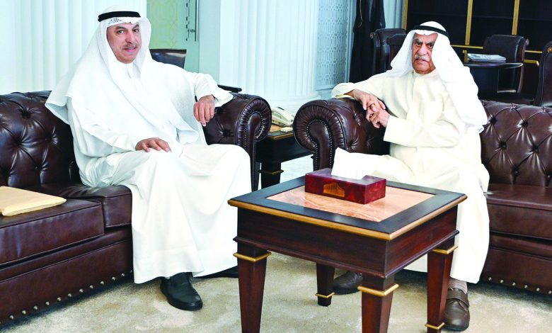 السعدون استقبل  رئيس ديوان المحاسبة