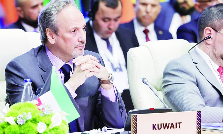 العبدالله: شعوبنا تتطلع لمستقبل تتنفس فيه هواء الحرية والسلام
