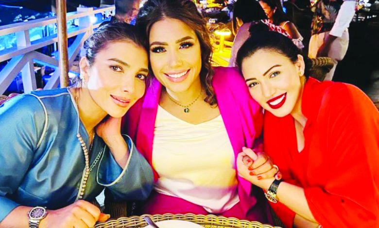 تصالح هدى سعد وأسماء لمنور بحضور أصالة
