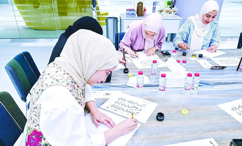 "رسم بالكلمات" في مكتبة محمد بن راشد