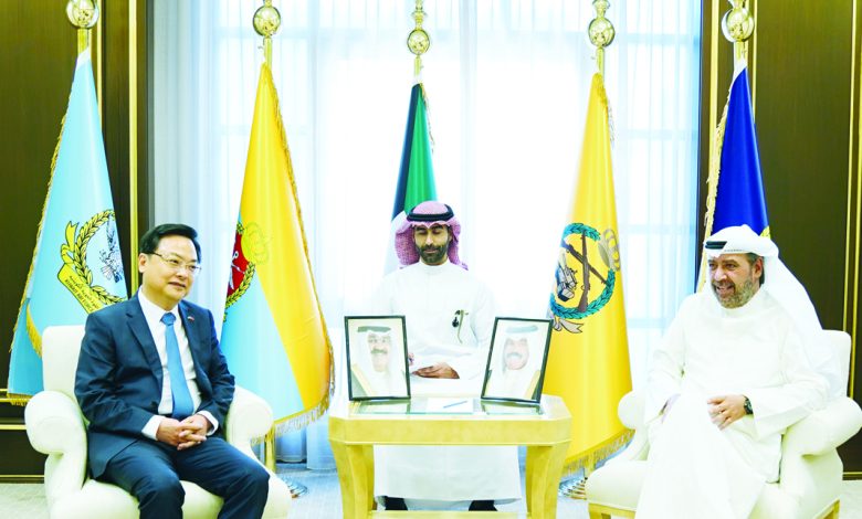 الفهد بحث العلاقات مع سفراء الصين وكندا وأوكرانيا ومصر
