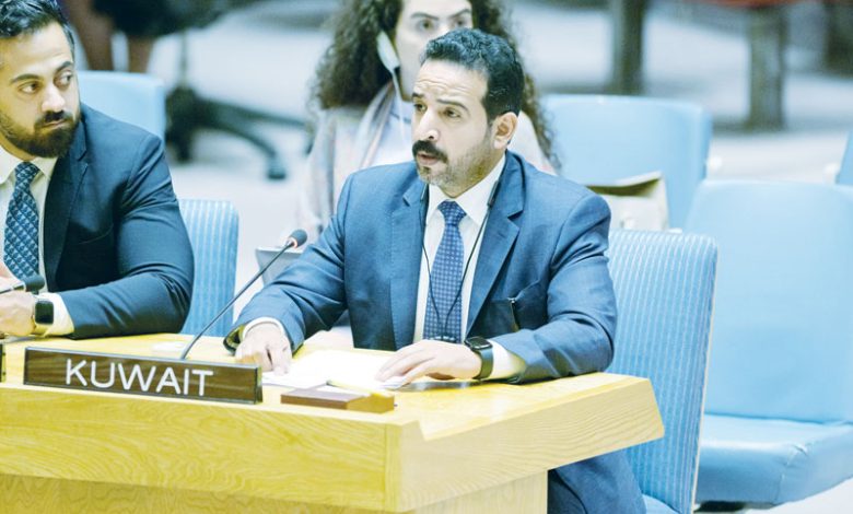 الكويت لمجلس الأمن: التدخل الفوري لوقف انتهاكات الاحتلال في فلسطين