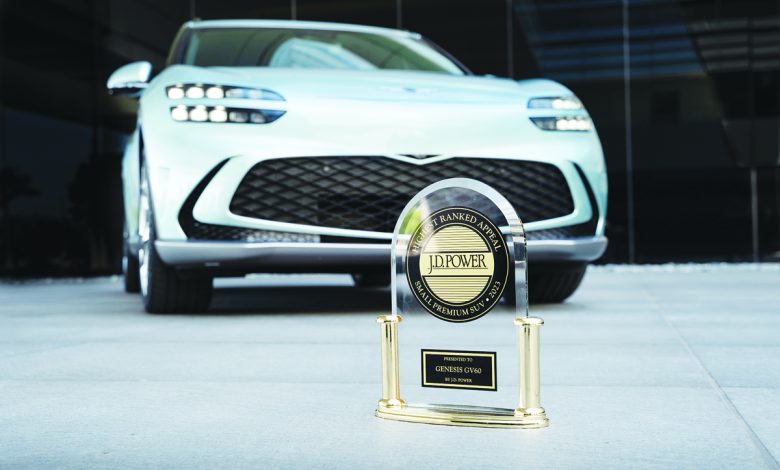 "جينيسيس GV60" تتصدر فئة سيارات الدفع الرباعي الصغيرة الفاخرة