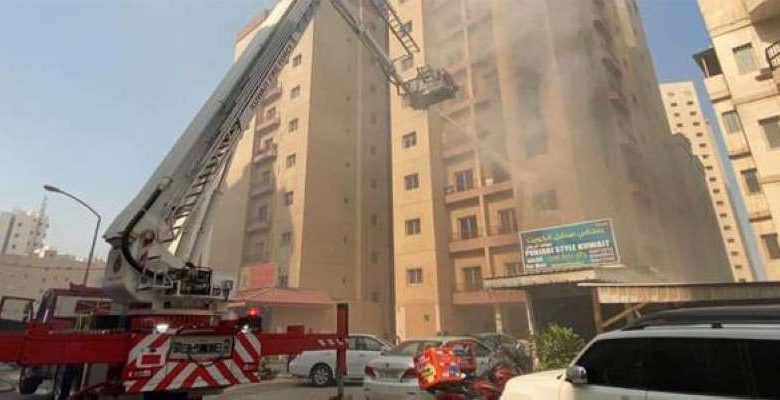 حريق بناية في "المهبولة" ينتهي بحالات اختناق وإنقاذ محتجزين  