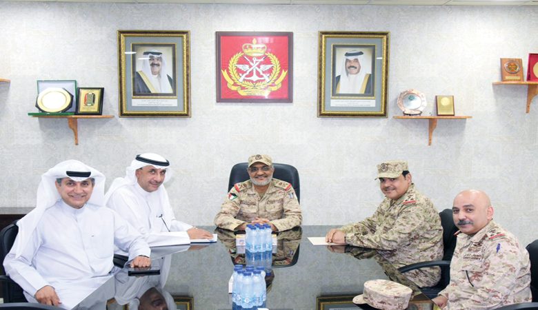 الكندري ناقش مع الجزاف آلية دعم أنشطة "الضباط المتقاعدين"