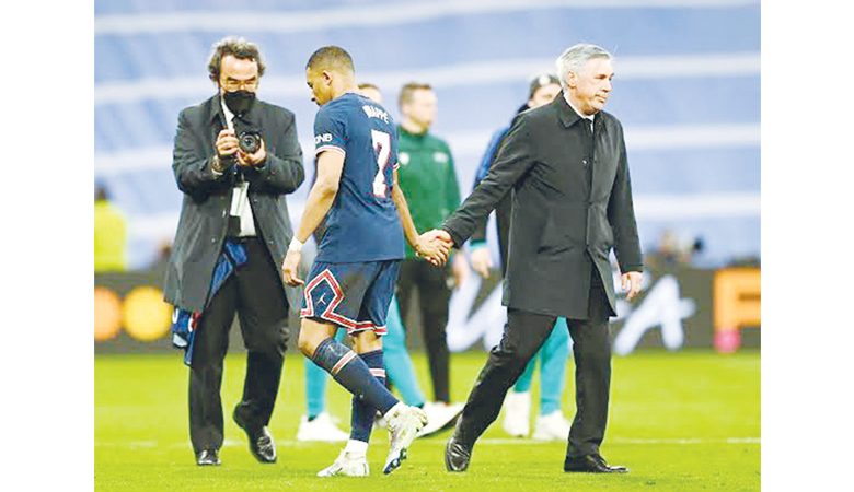 أنشيلوتي يستبعد تعاقد ريال مع مبابي