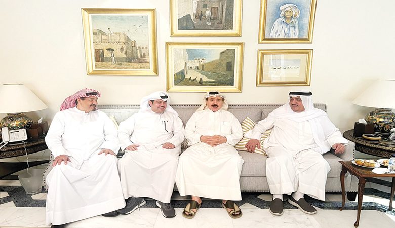 الرمز الوطني مسلم البراك في زيارة العميد أحمد الجارالله