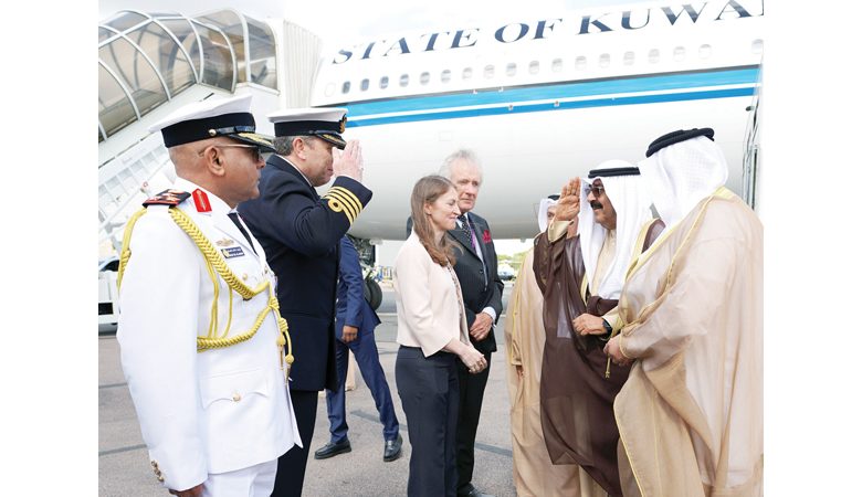 ولي العهد وصل إلى المملكة المتحدة