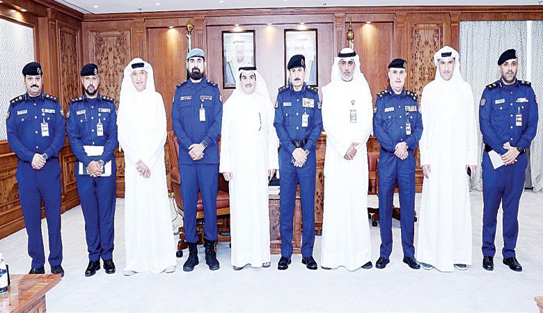 المكراد والبيدان بحثا التعاون لدعم النشاط الرياضي لمُنتسبي "الإطفاء"