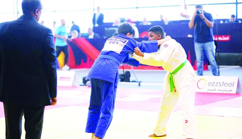 البذالي يفوز على حفيد الرئيس المصري في الجودو