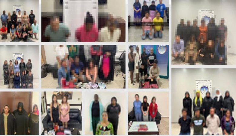 "المباحث" تصطاد 73 من ممارسي الرذيلة في مناطق متفرقة