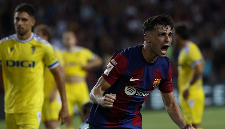 برشلونة يحقق فوزه الأول في "الليغا"