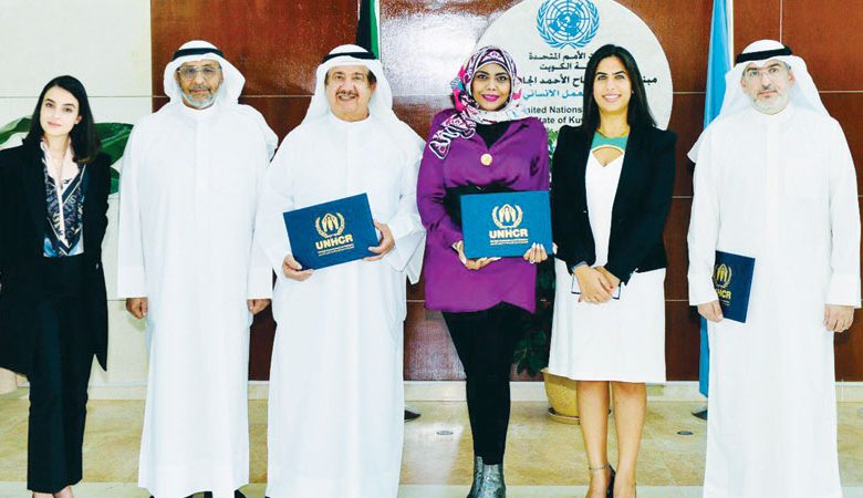 "مفوّضية شؤون اللاجئين في الكويت" كرّمت مبادرة أصدقاء المكتبة