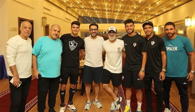 حلمي مع نجوم الزمالك