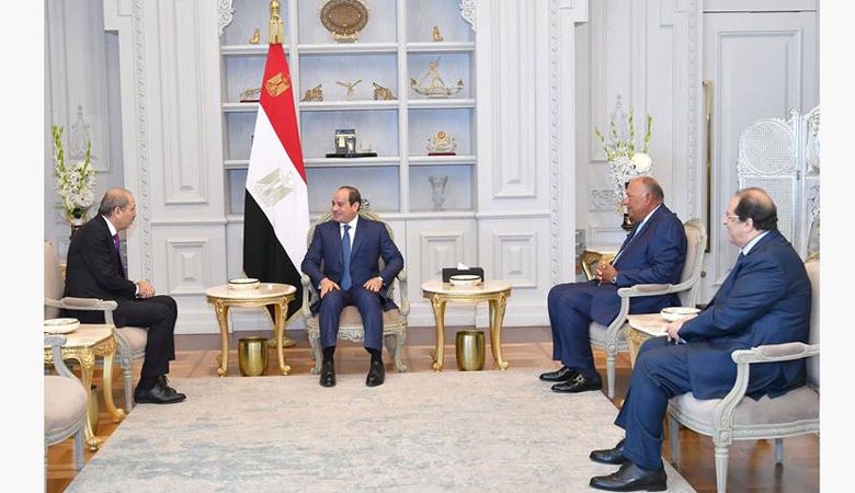 مصر والأردن يؤكدان تكثيف الجهود لتسوية الأزمة الفلسطينية