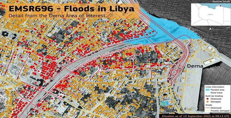 المنظمة الدولية للهجرة: نزوح أكثر من 43 ألف شخص بسبب فيضانات درنة