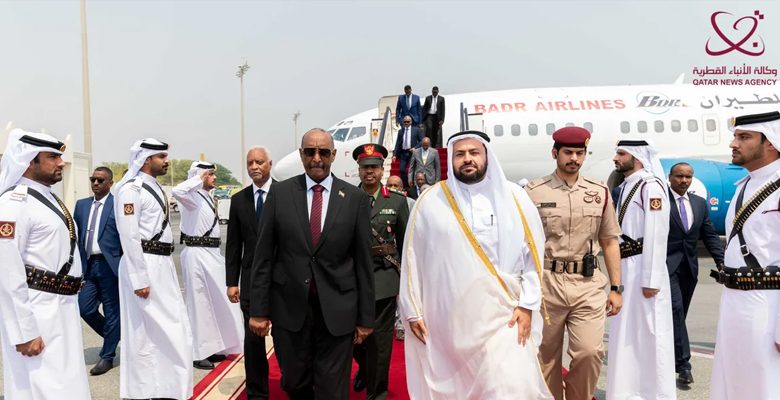 في ثالث جولة خارجية.. البرهان يصل الدوحة