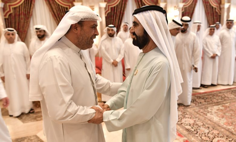 محمد بن راشد يستقبل أحمد الفهد… أكدا على عمق العلاقات التاريخية والأخوية التي تجمع البلدين