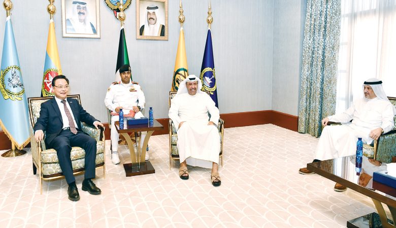 الفهد بحث مع سفير الصين أوجه التعاون الستراتيجي