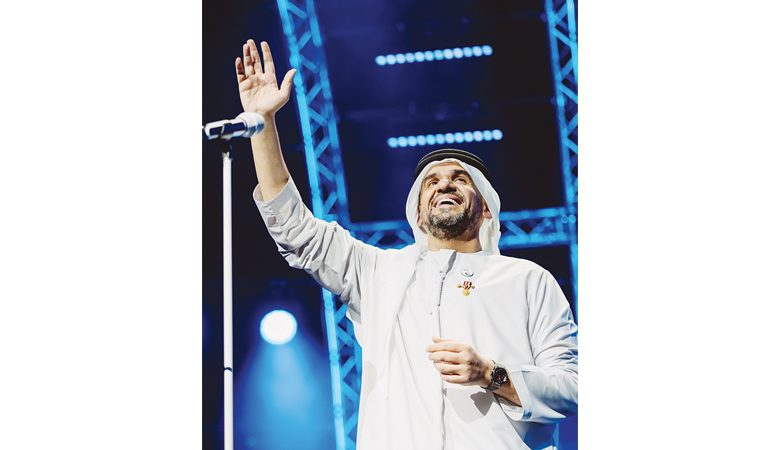 حسين الجسمي وداليا مبارك أمتعا جمهور أبوظبي