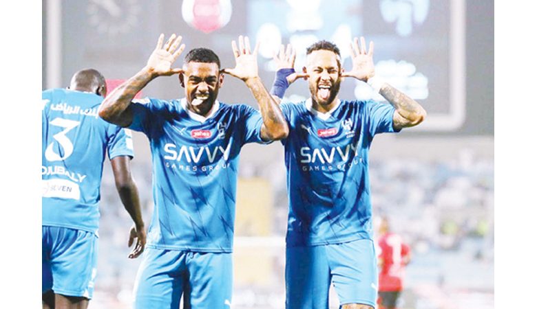 أول ظهور لنيمار مع الهلال