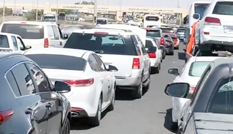منفذ النويصيب… ازدحام "بيومتري"
