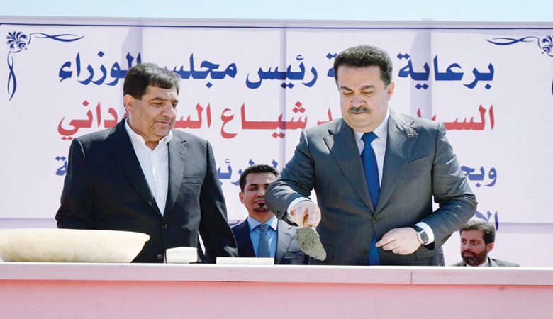 العراق يضع حجر الأساس لمشروع ربط سكك الحديد مع طهران