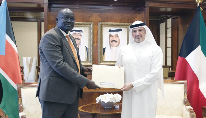 رسالة خطية للأمير من رئيس جنوب السودان