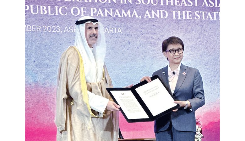 الكويت توقع وثيقة الانضمام لمعاهدة الصداقة في جنوب شرق آسيا